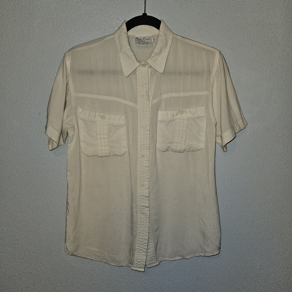 Pierre Cardin White Blouse